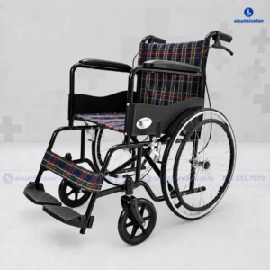 Xe Lăn Lucass X75 – Xe Lăn Tiêu Chuẩn Có Phanh Tay Cho Người Đẩy