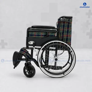 Xe Lăn Lucass X75 – Xe Lăn Tiêu Chuẩn Có Phanh Tay Cho Người Đẩy