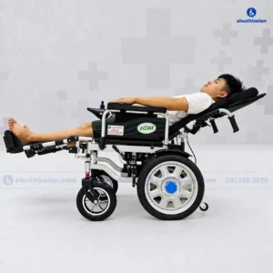 Xe Lăn Điện HT-04 | Xe Lăn Điện Ngả Lưng, Nâng Chân Bằng Cơ