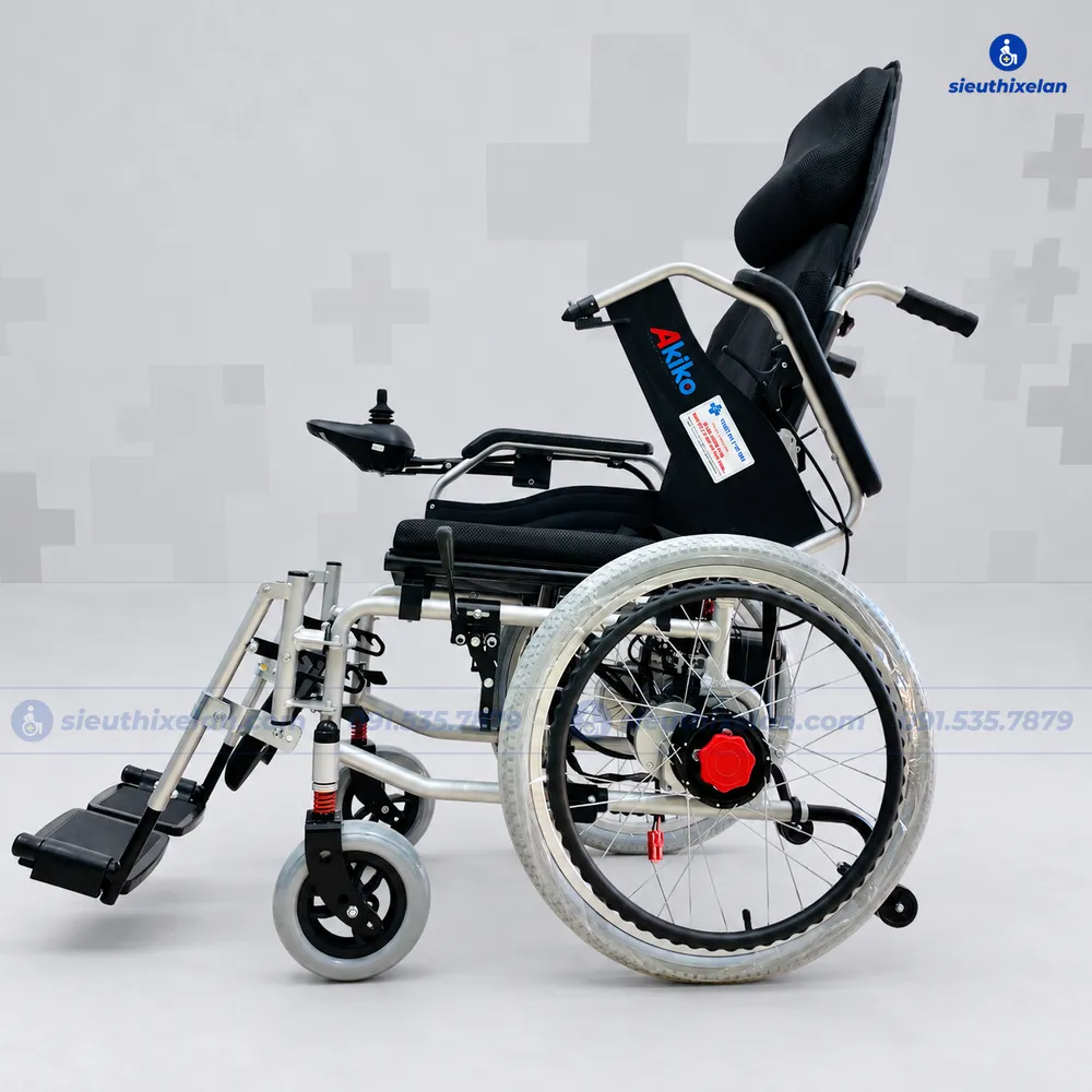 Xe Lăn Điện Akiko A99 – Xe Lăn Điện Ngả Lưng Bằng Cơ