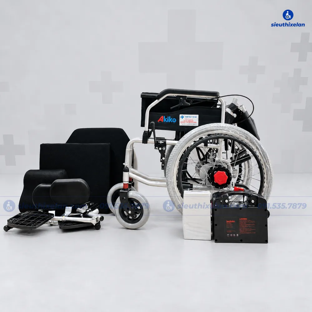Xe Lăn Điện Akiko A99 – Xe Lăn Điện Ngả Lưng Bằng Cơ