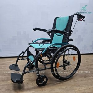 Xe Lăn Lucass X63L - Khung Hợp Kim Nhôm - Nâng được phần để tay