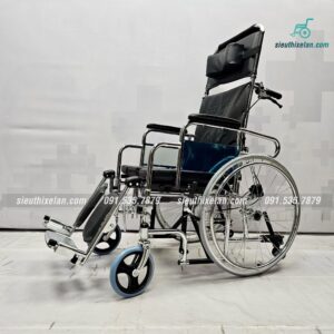 Xe Lăn Lucass X7 – Xe Lăn Bô Vệ Sinh, Ngả Lưng, Nâng Chân