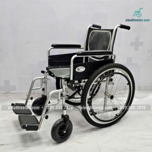 Xe Lăn Lucass X64L - Bánh Bơm Hơi Cho Người Nặng Cân