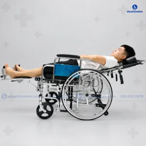 Xe Lăn Lucass X7 – Xe Lăn Bô Vệ Sinh, Ngả Lưng, Nâng Chân