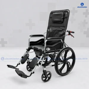 Xe Lăn Lucass X7C (X67) – Xe Lăn Bô Vệ Sinh, Ngả Lưng, Nâng Chân