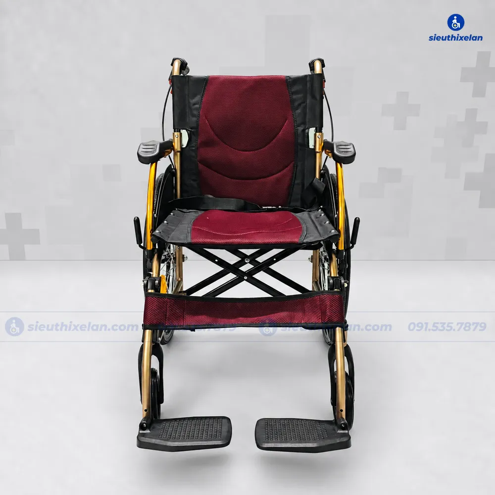 Xe Lăn Lucass X65 – Khung Hợp Kim Nhôm Gấp Gọn