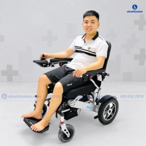 Xe Lăn Điện Akiko Vip-03 – Khung Hợp Kim Nhôm, Gấp Gọn