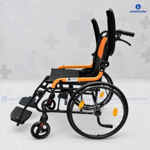 Xe Lăn Lucass X61 Pro – Gấp Gọn, Nâng Được Phần Để Tay