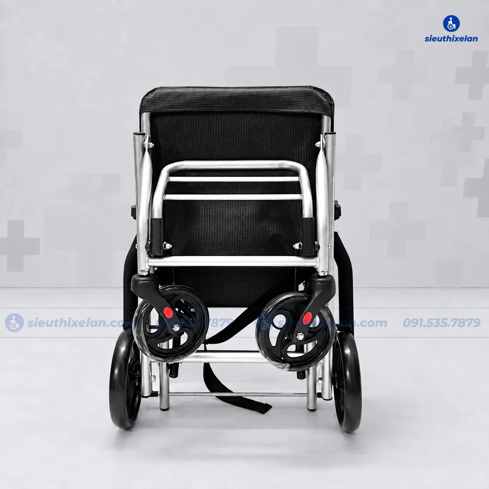 Xe Lăn Lucass X93 – Xe Lăn Du Lịch Gấp Gọn, Xách 1 Tay