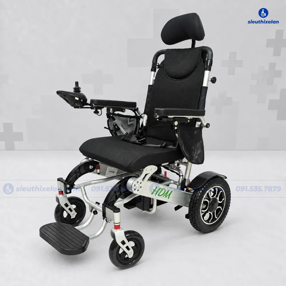 Xe Lăn Điện Cao Cấp Ngả Lưng HDM – HT08