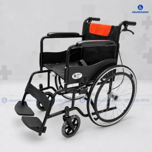 Xe Lăn Lucass X75C – Xe Lăn Tiêu Chuẩn Có Phanh Tay Cho Người Đẩy