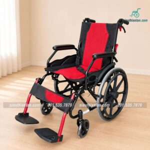 Xe Lăn Oromi X3D Ghế Vải – Gấp Gọn, Bánh Mâm